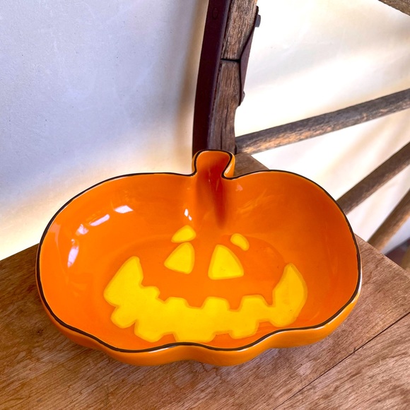 🎃BARISTA STARBUCKS Coffee Company 2003 HALLOWEEN JACK-O-LANTERN CANDY BOWL New - Picture 4 of 8